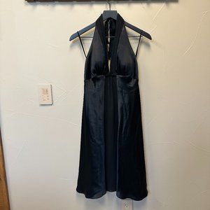 White House Black Market Silk Halter Size 6